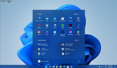 Windows 11 launches with redesigned start menu